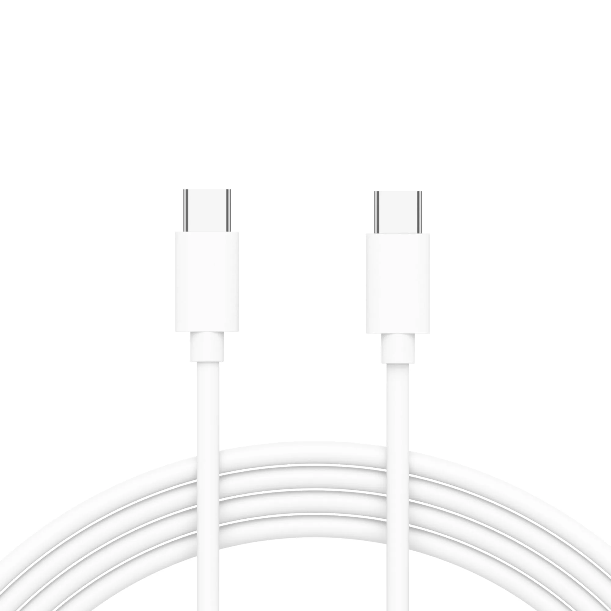 12ft USB-C to USB-C PVC Cable - White