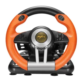 180° Universal Gaming Race Steering Wheel with Shifter & Pedals for PS3 / 4 / PC / Xbox One / Switch