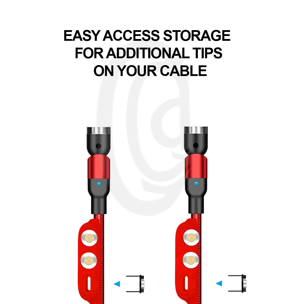 2 X AGG 5-Pin magnetic USB cable TIP Holder.