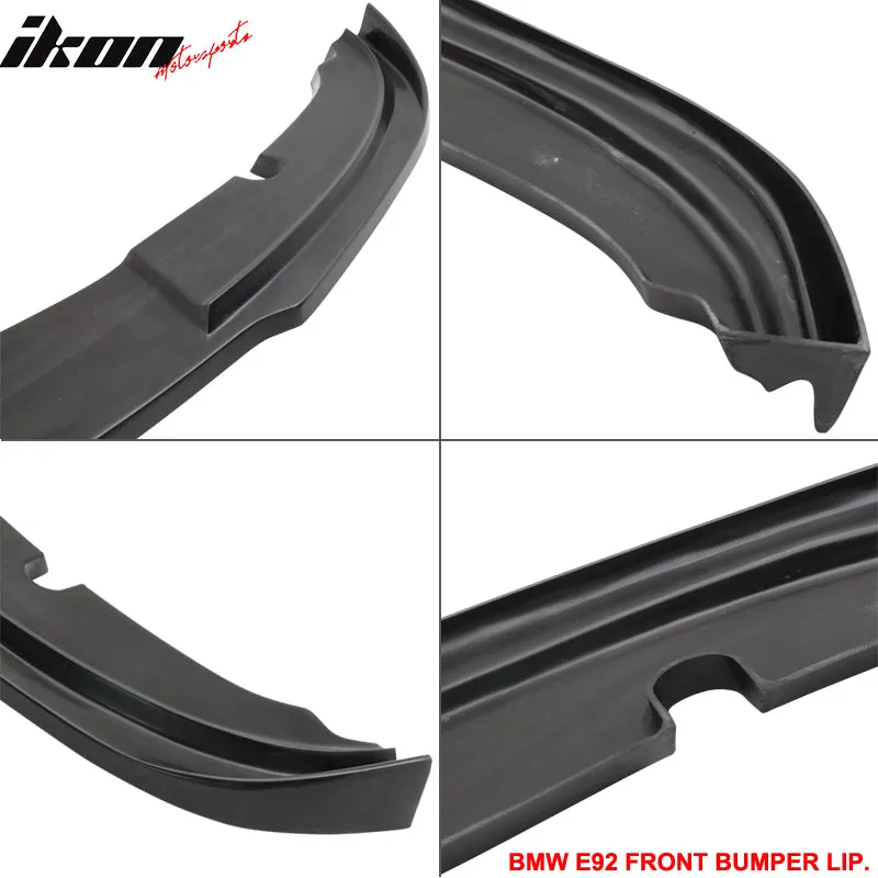 2007-2011 BMW E92 E93 3 Series Coupe H Style Front Bumper Lip PU