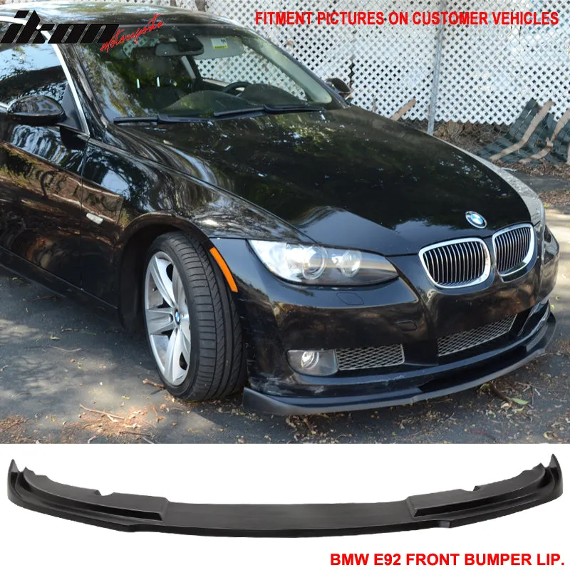 2007-2011 BMW E92 E93 3 Series Coupe H Style Front Bumper Lip PU