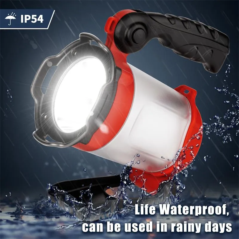 2300 Lumens LED Rechargeable Spotlight Flashlight