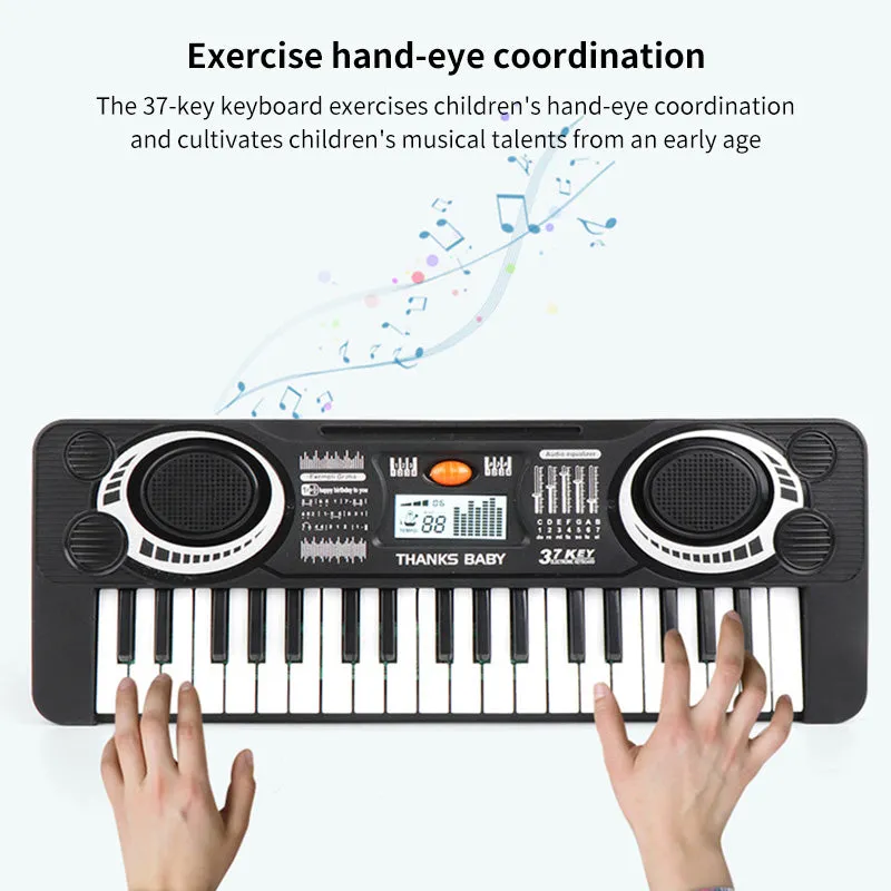 37 Keys Digital Electronic Piano Keyboard Kids Music Toy