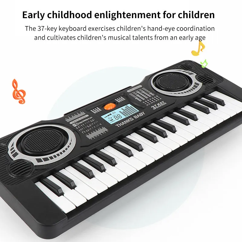 37 Keys Digital Electronic Piano Keyboard Kids Music Toy