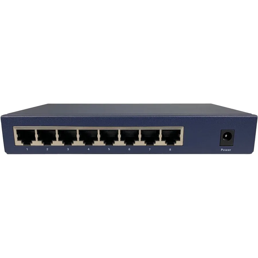 8Port Gig Poe Af/At Switch,802.3Af/At 96W Fanless Metal Case