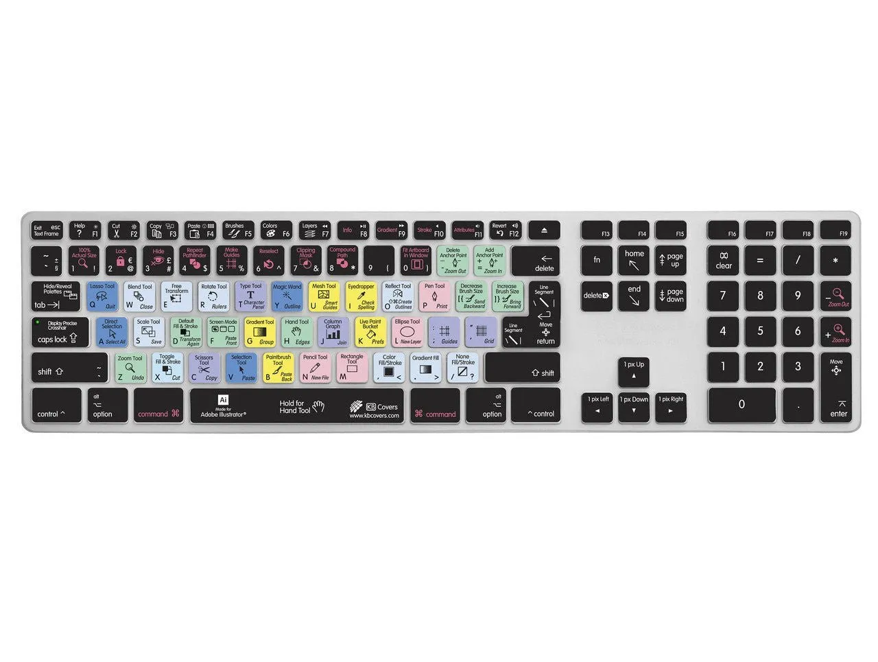 Adobe Illustrator Keyboard Covers for MacBook and iMac