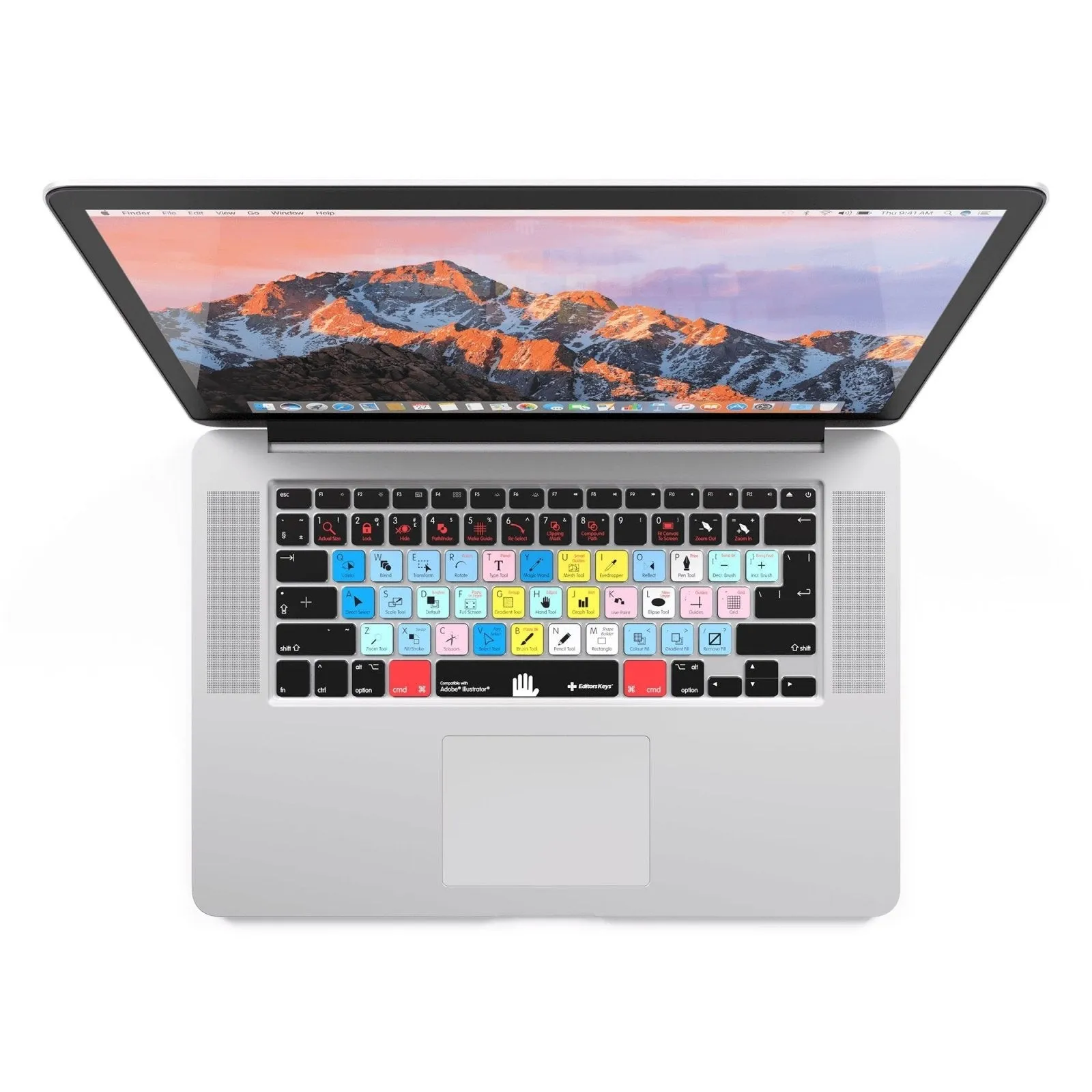 Adobe Illustrator Keyboard Covers for MacBook and iMac