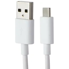 Alcatel USB to USB-C 2.6FT Charge/Sync Cable - White