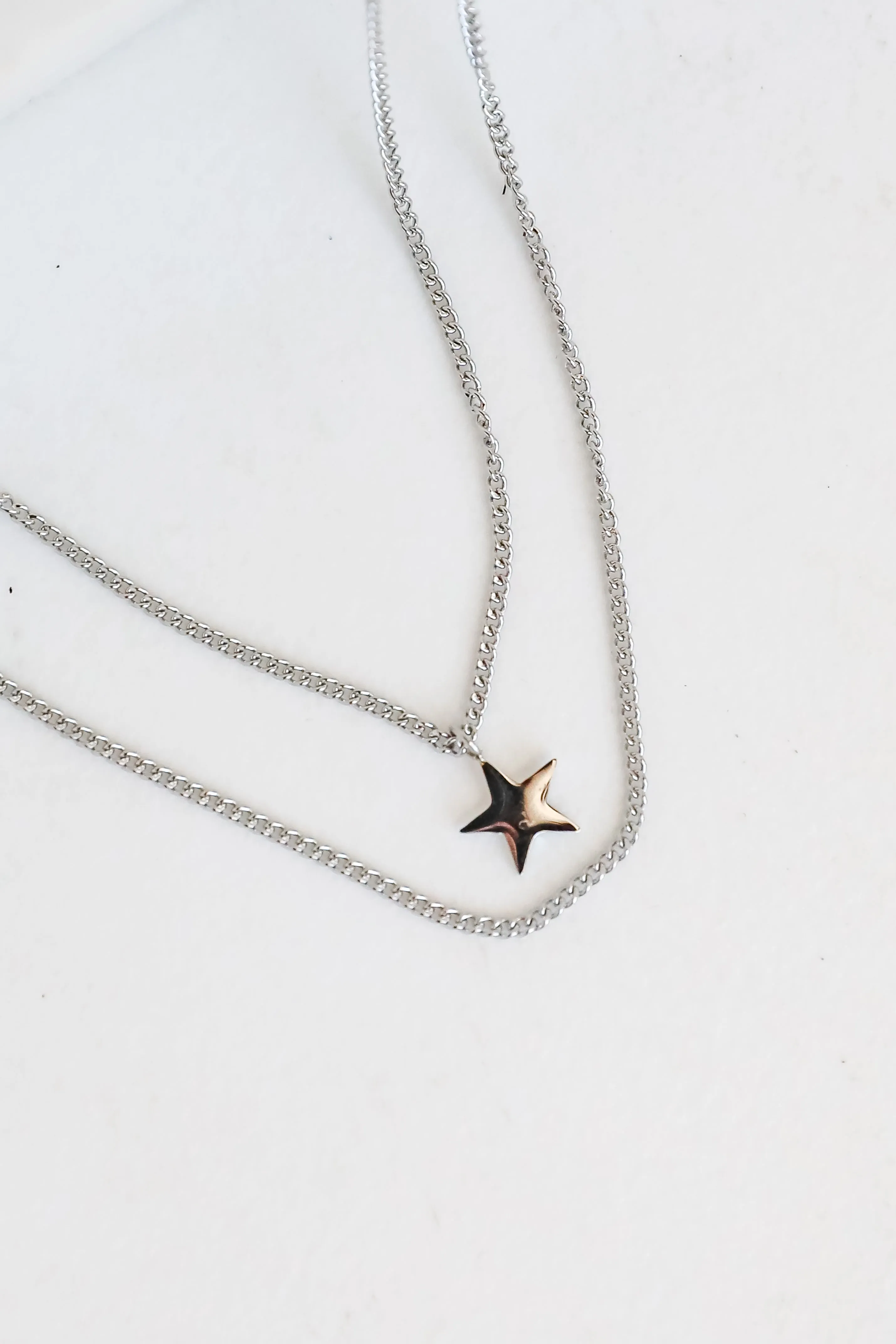 Alice Star Charm Layered Necklace