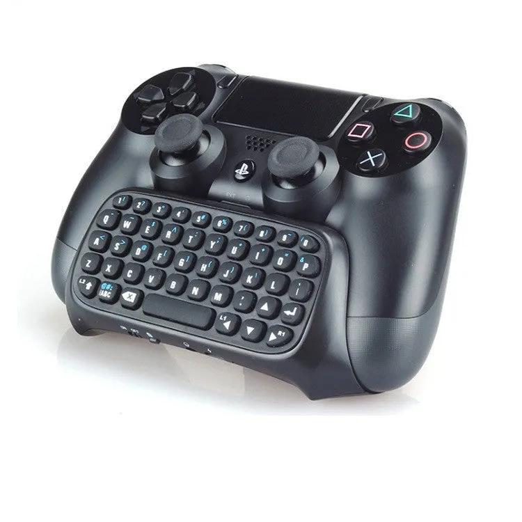 Althemax PS4 PlayStation 4 Controller Wireless Bluetooth Keyboard Chatpad GamePad DOBE Black