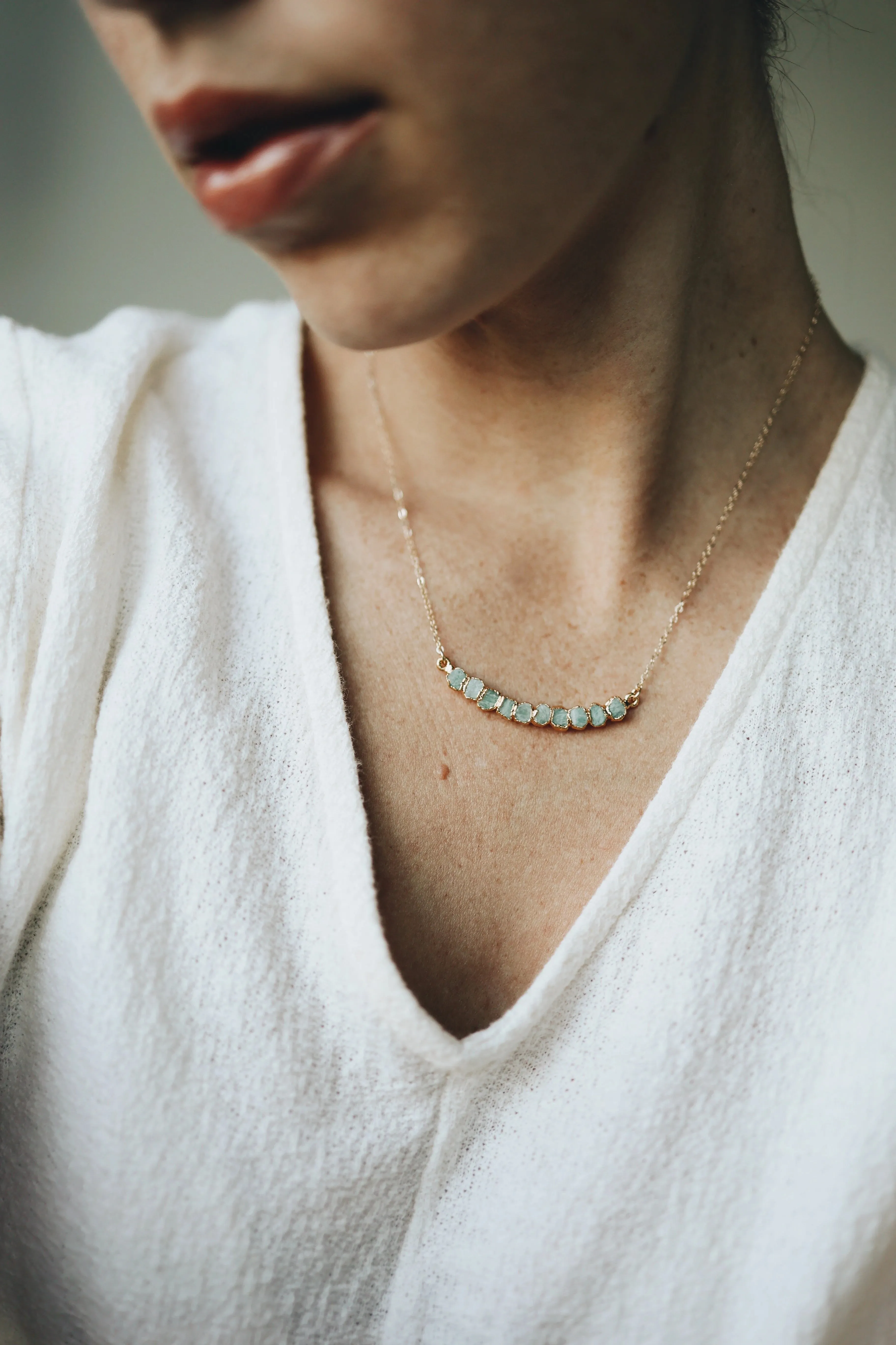 Amazonite Riverbend Necklace