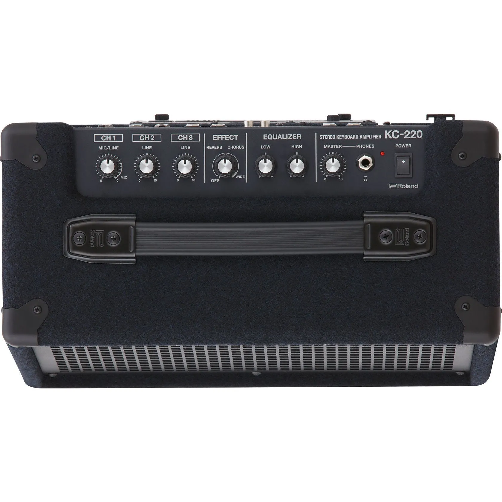 Amplifier Roland KC-220 Battery Powered Stereo Keyboard Amplifier, Combo 30W