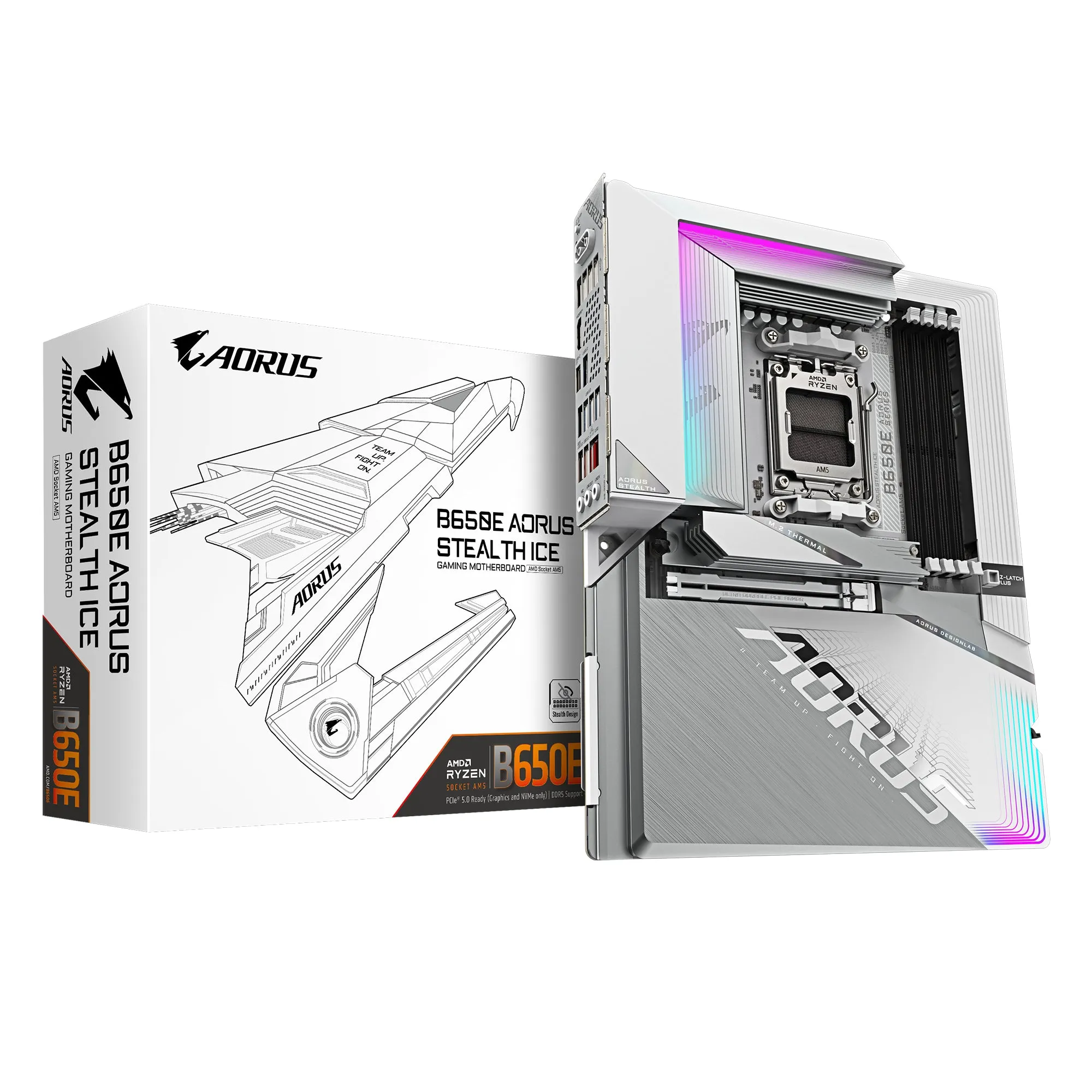 Aorus B650e Stealth Ice - Motherboard - Atx - Socket Am5 - Amd B650