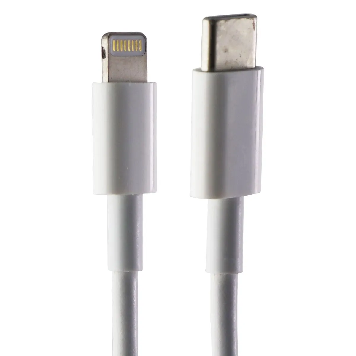 Apple (2m/6.6-Ft) Lightning 8-Pin to USB-C Charge Cable - White (‎MQGH2AM/A)