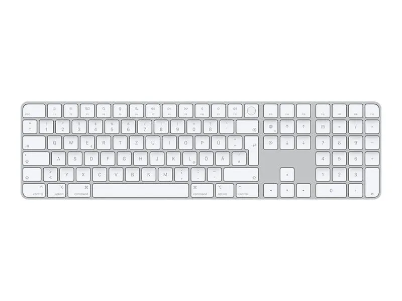 Apple Magic Keyboard Mit Touch Id Ziffernblock - Tastatur - Bluetooth