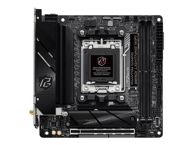 Asrock Phantom Gaming B650i Lightning Wifi - Motherboard - Mini Itx - Socket Am5 - Amd B650