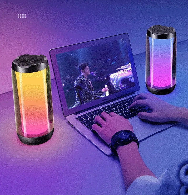 Atmospheric Ambient Light Gaming House Desktop Computer Romantic Room Smart Bluetooth Speaker