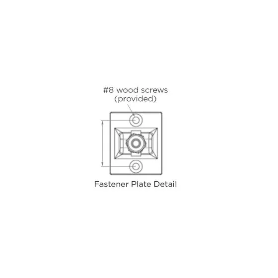 Bezdan Cable Non-Tensioner | Surface Mount | Metal and Wood Post (Level and Stair)