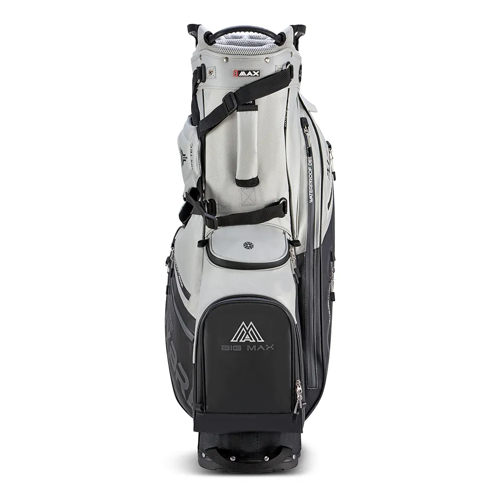 Big Max Dri Lite Hybrid Plus Golf Stand Bag 2024 - Grey Black