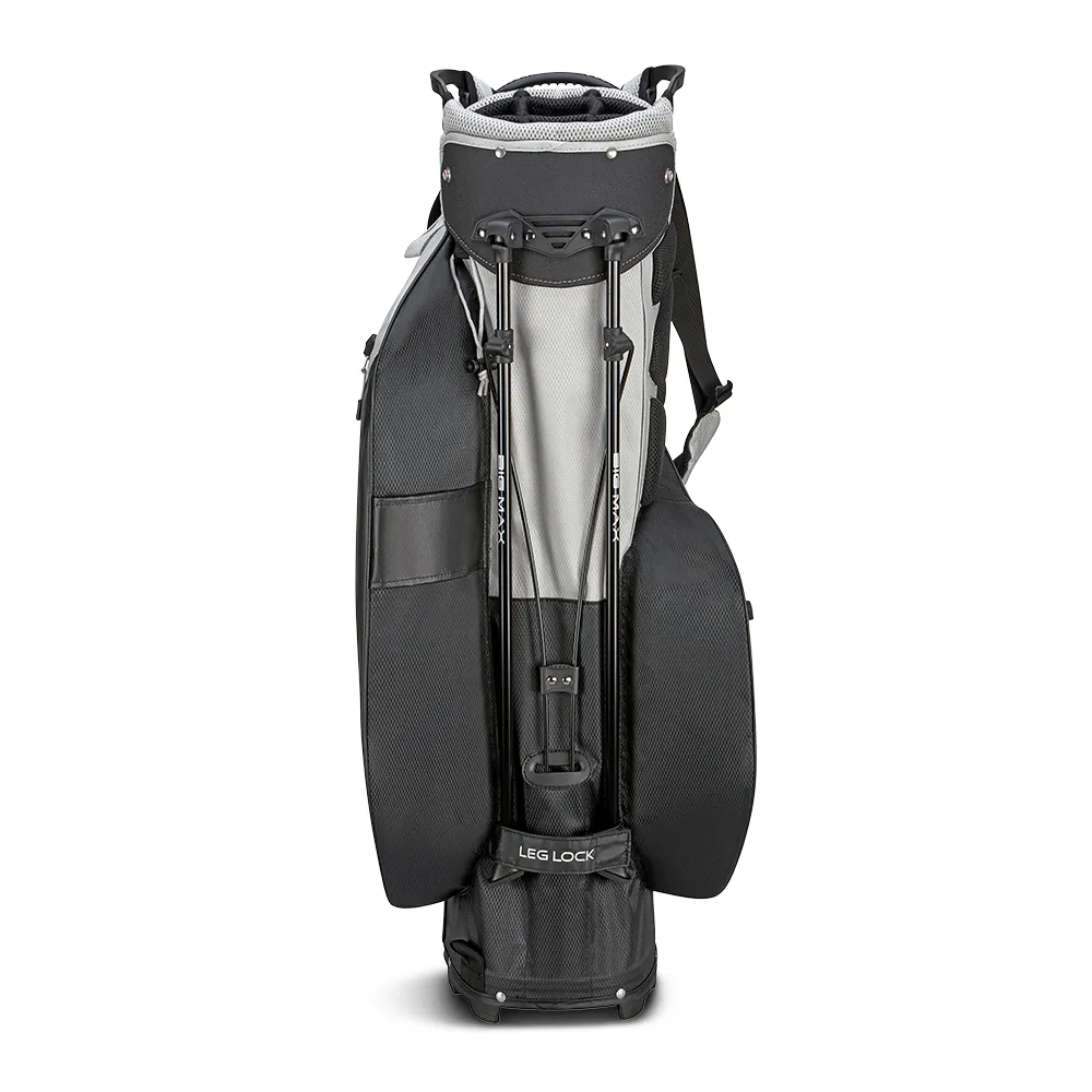 Big Max Dri Lite Hybrid Plus Golf Stand Bag 2024 - Grey Black