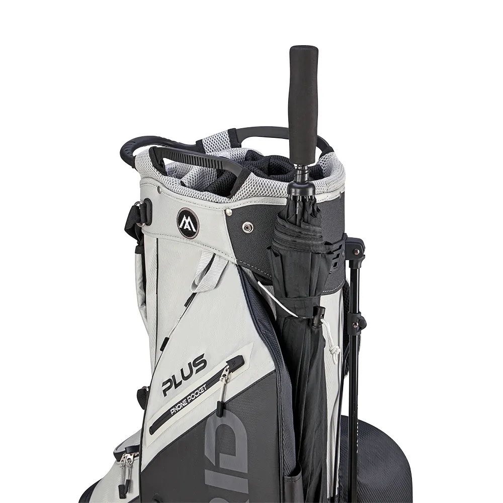 Big Max Dri Lite Hybrid Plus Golf Stand Bag 2024 - Grey Black