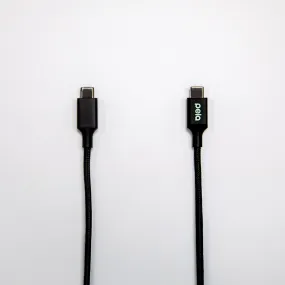 Black USB-C to USB-C Cable