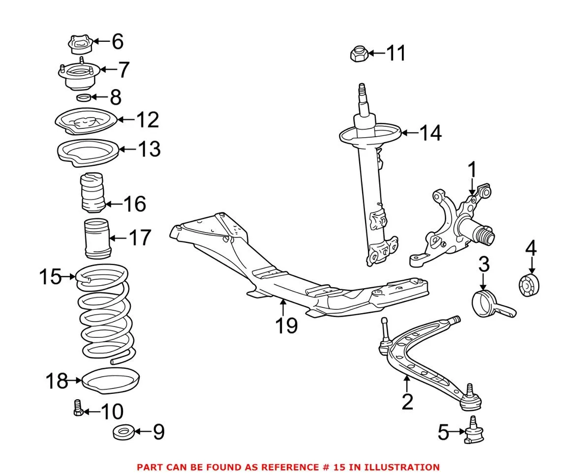 BMW Coil Spring – Front 31331092656