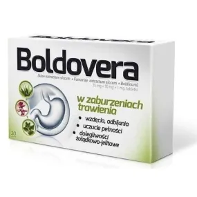 BOLDOVERA x 30 tablets digestive system disorders