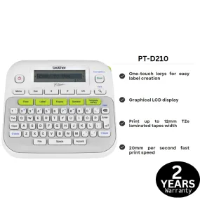 Brother PT-D210 Label Printer