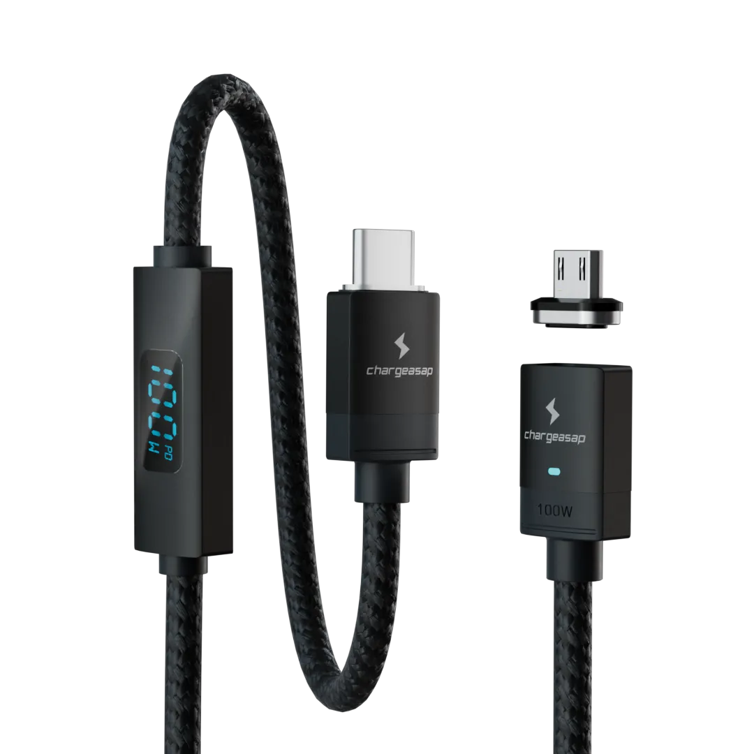 Cable Set Magnetic USB-C 100W Charging Cable: Connect Pro