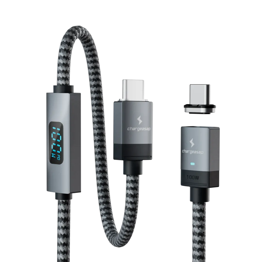 Cable Set Magnetic USB-C 100W Charging Cable: Connect Pro