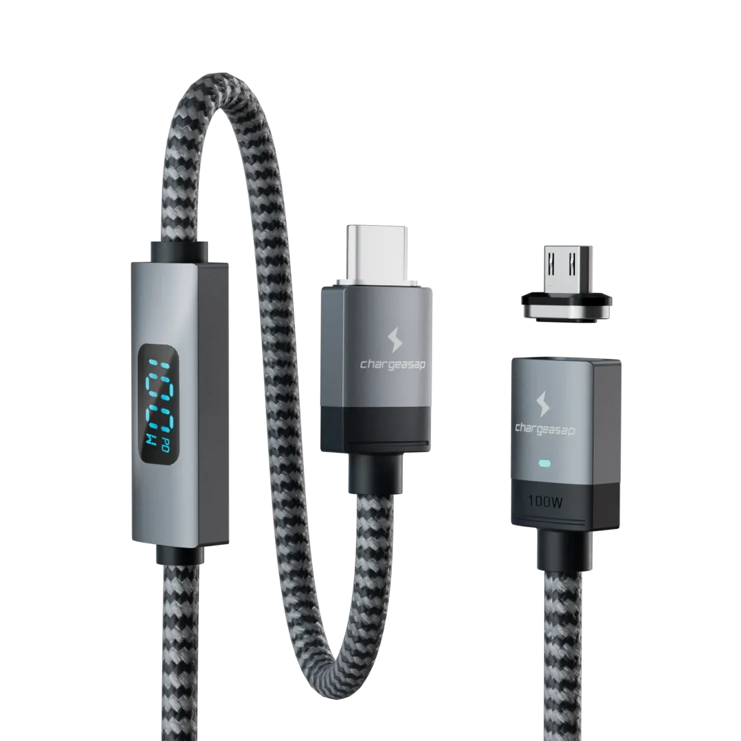 Cable Set Magnetic USB-C 100W Charging Cable: Connect Pro