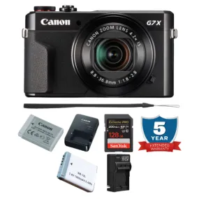 Canon PowerShot G7 X Mark II Digital Camera - 5Yr Warranty PKG