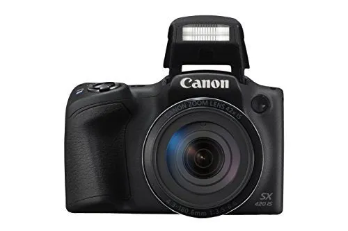 Canon PowerShot SX420 IS Digital Camera - Black