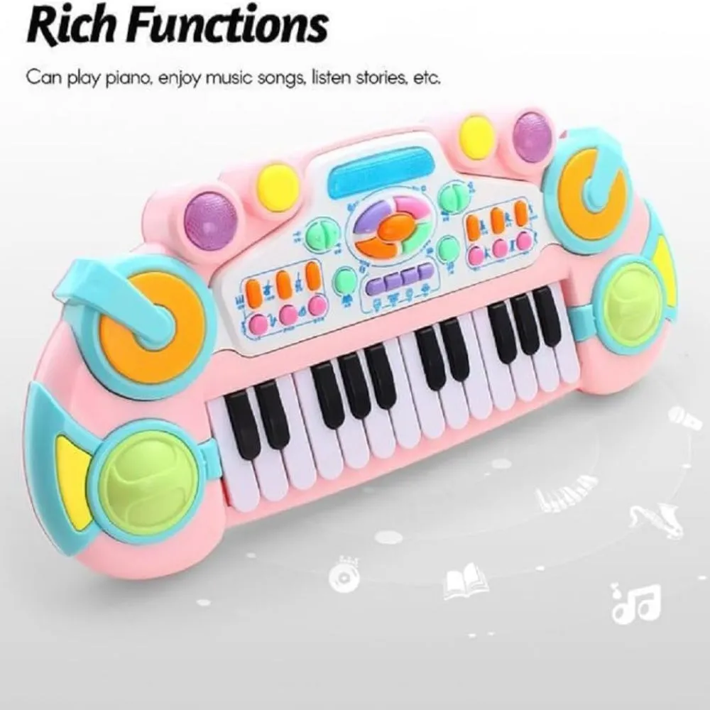 Captivating Light-Up Kids Musical Piano Keyboard - Gominimo