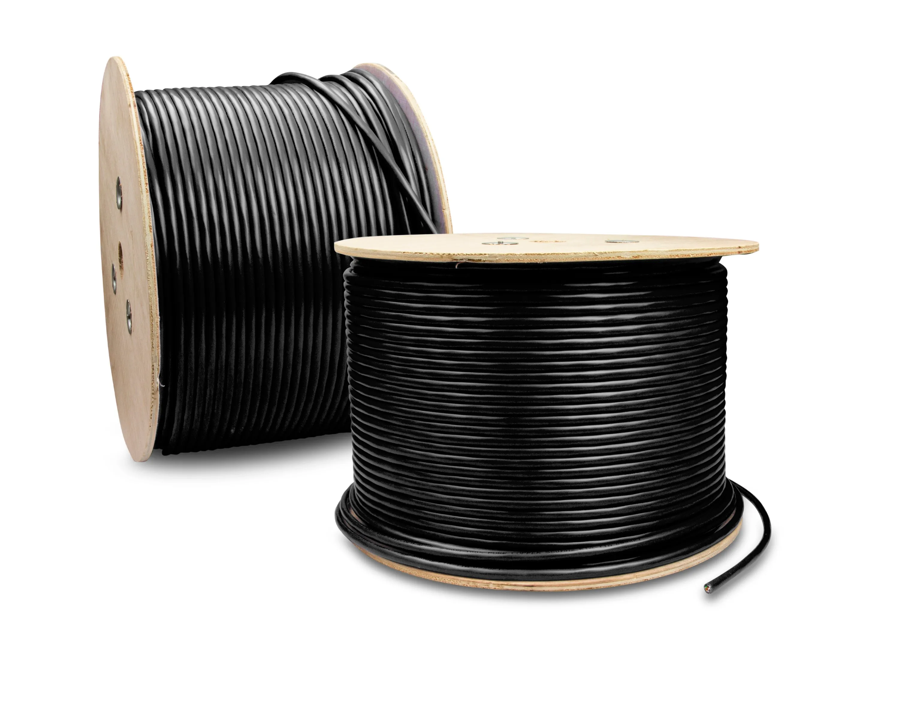 CAT6A UTP 23AWG Cable 1000' Black (CAT6AU-1000BK)