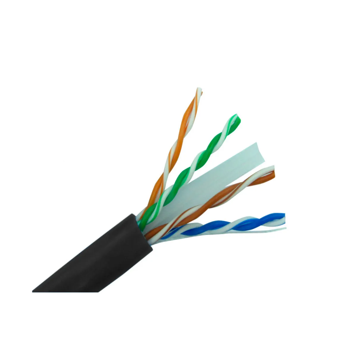 CAT6A UTP 23AWG Cable 1000' Black (CAT6AU-1000BK)