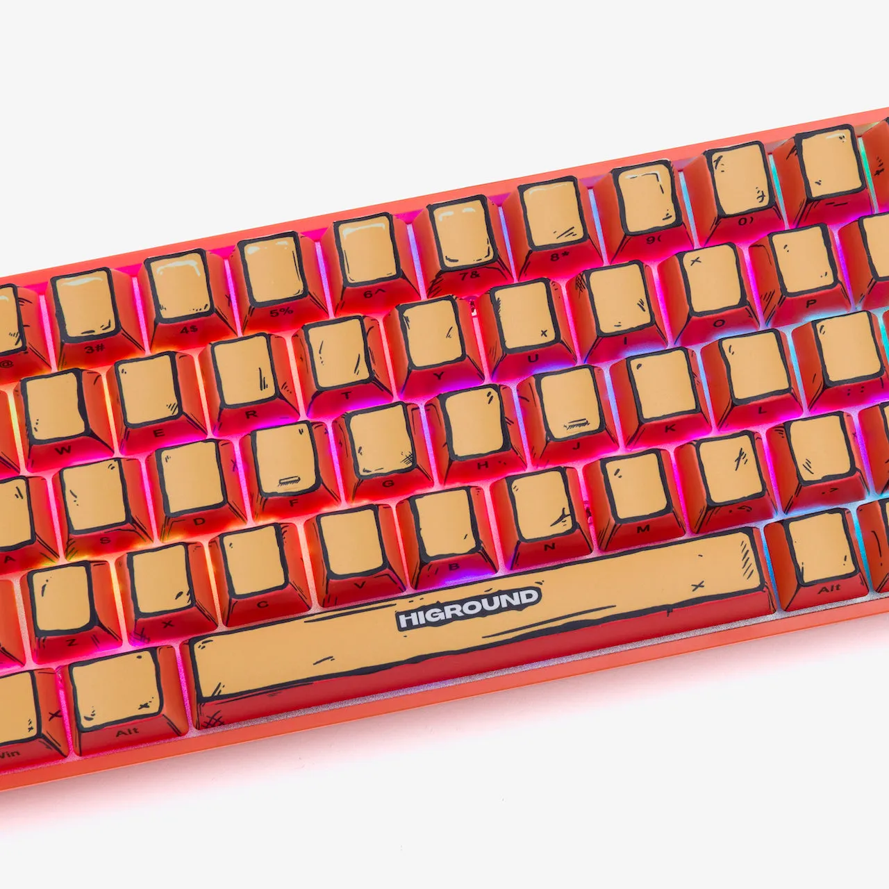 CELSHADE Basecamp 65  Keyboard - ORANGE