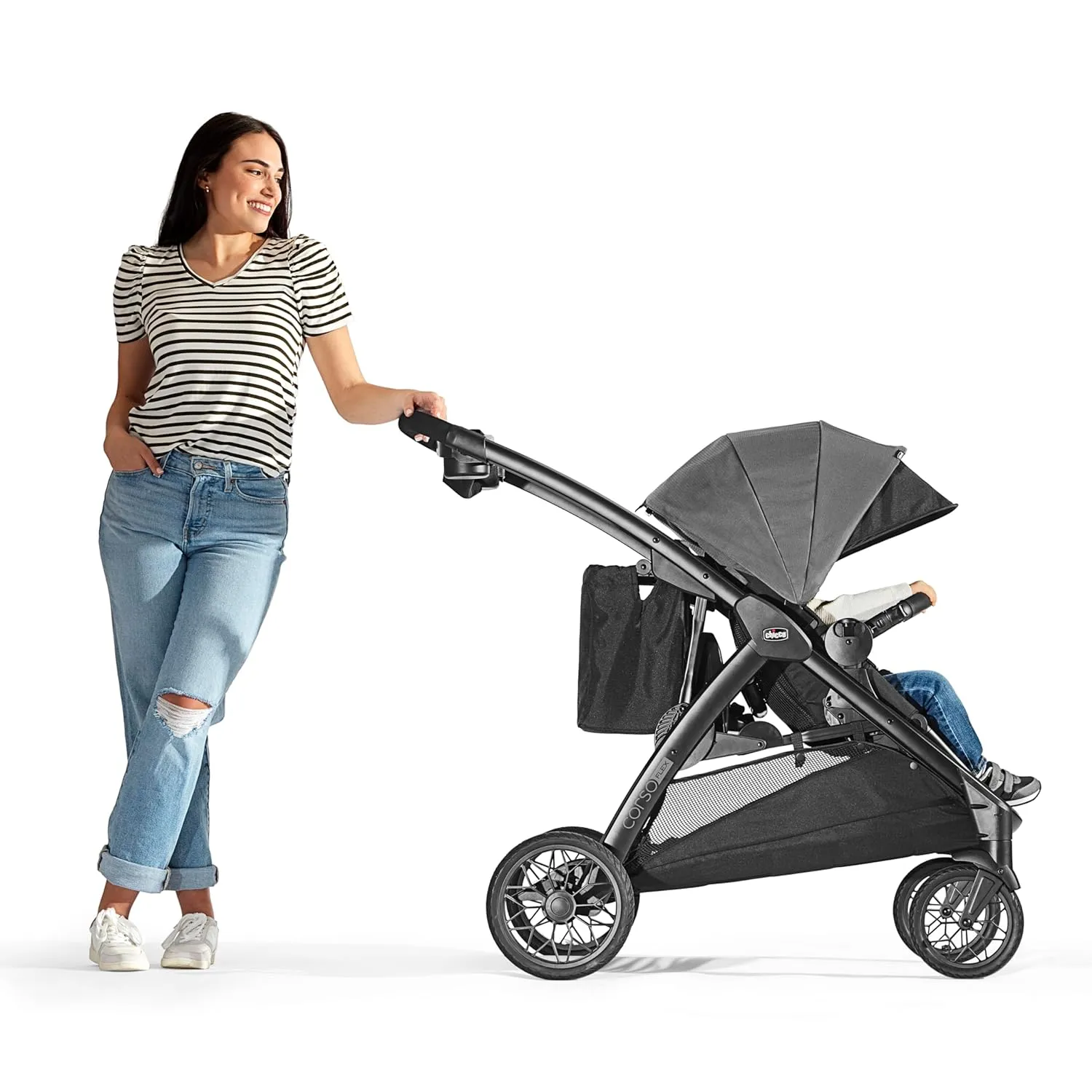 Chicco Corso Flex Convertible Stroller - Legend