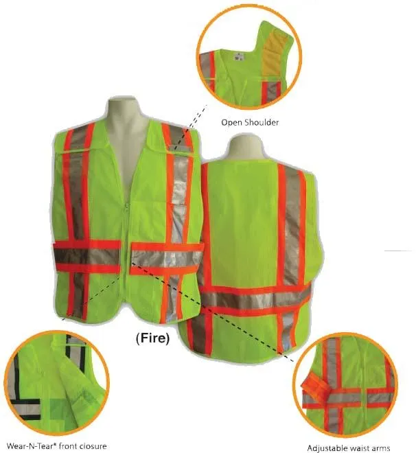 Class 2 Breakaway Vests ANSI 207-2006