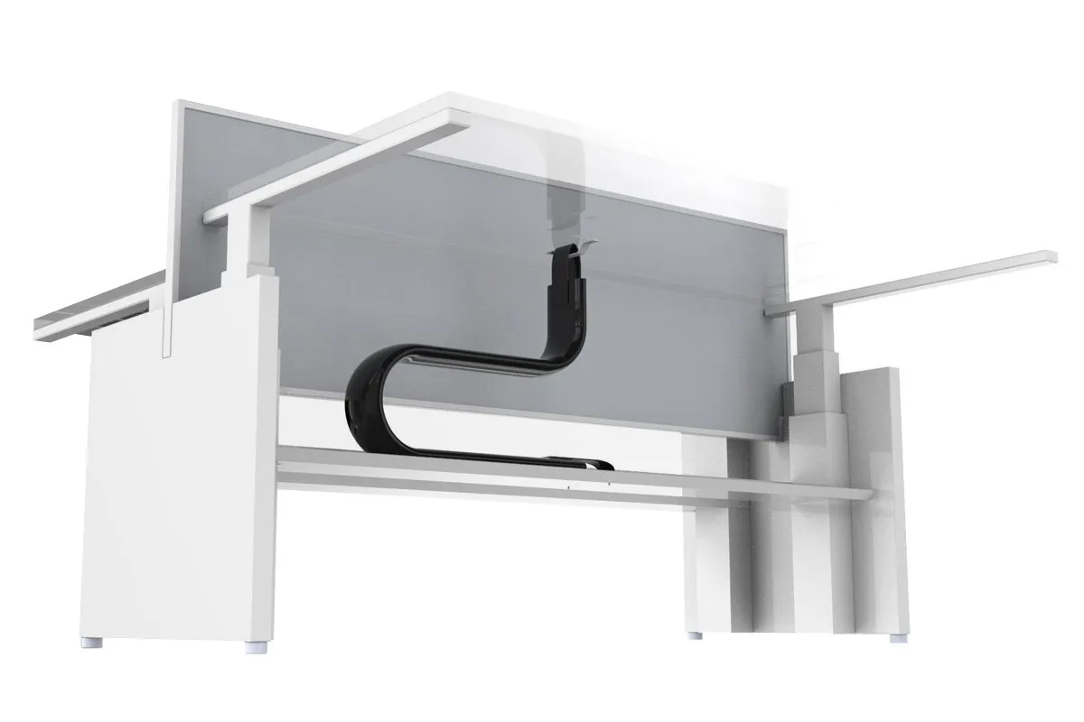 CMS Cable Shute - Height Adjustable Desk [750H x 80W]