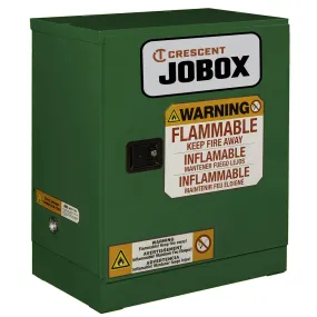 Crescent Jobox 1-750620 12 Gallon Pesticide Manual Close Safety Cabinet - Green