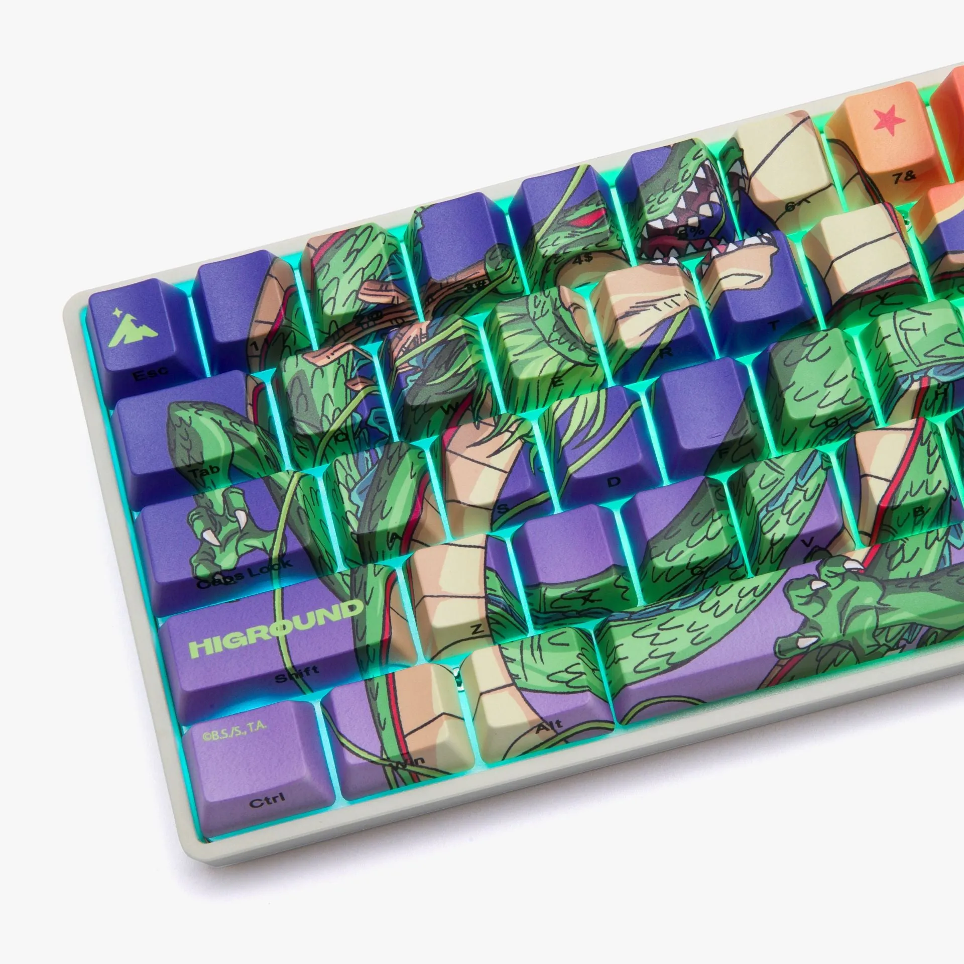 DBZ x HG Base 65 Keyboard - Shenron