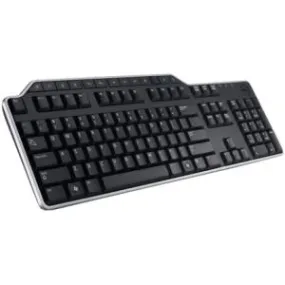 Dell Business Multimedia Keyboard - KB522 - Cable Connectivity - USB Interface - 104 Key - 7 Calculator, Email, Browser, My Computer, Play, Pause Hot Key(s) - Rugged - English - QWERTY Layout - PC