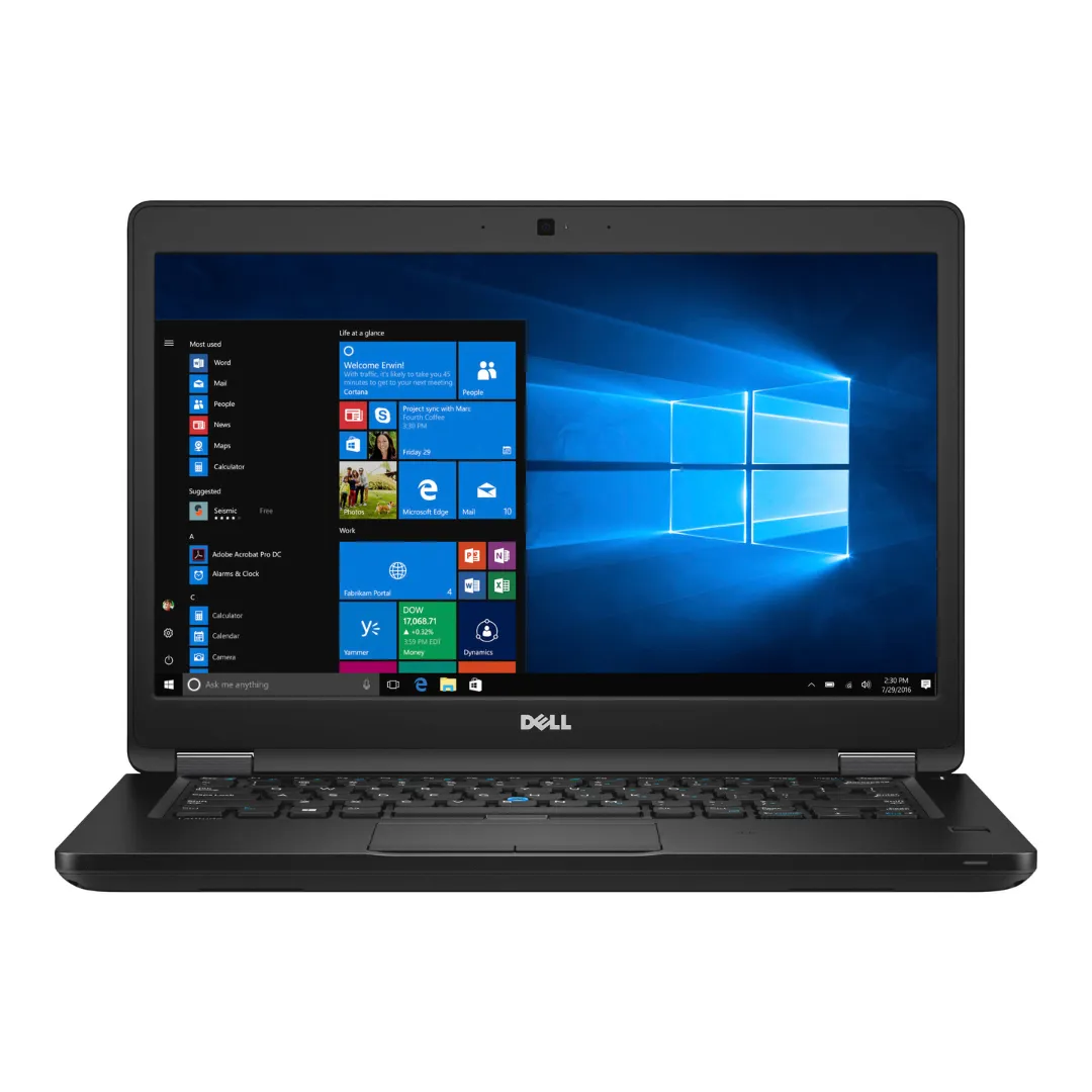 Dell Latitude 5480, 14", Intel Core i7-6600U, 2.60GHz, 8GB RAM, 512GB SSD, Windows 10 Pro - Grade A Refurbished