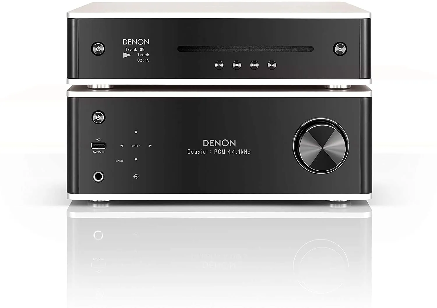 Denon PMA-150H Integrated Network Amplifier - Full Digital Amplification  70W Power per Channel  HEOS Built-in   Wi-Fi   Bluetooth USB-DAC and Phono Input OLED Display, Black