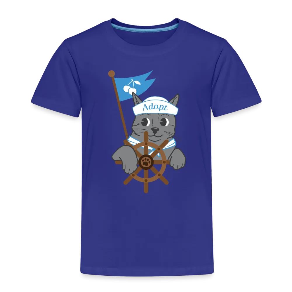 Door County Sailor Cat Toddler Premium T-Shirt