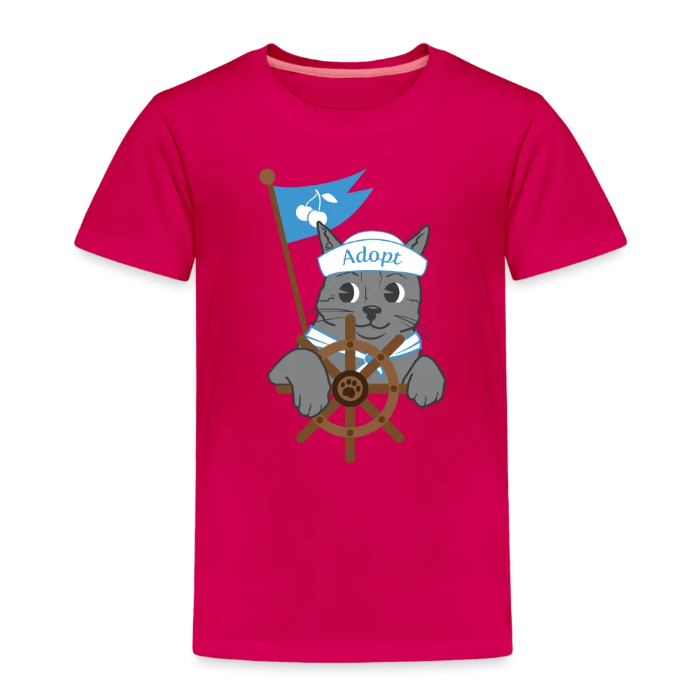 Door County Sailor Cat Toddler Premium T-Shirt