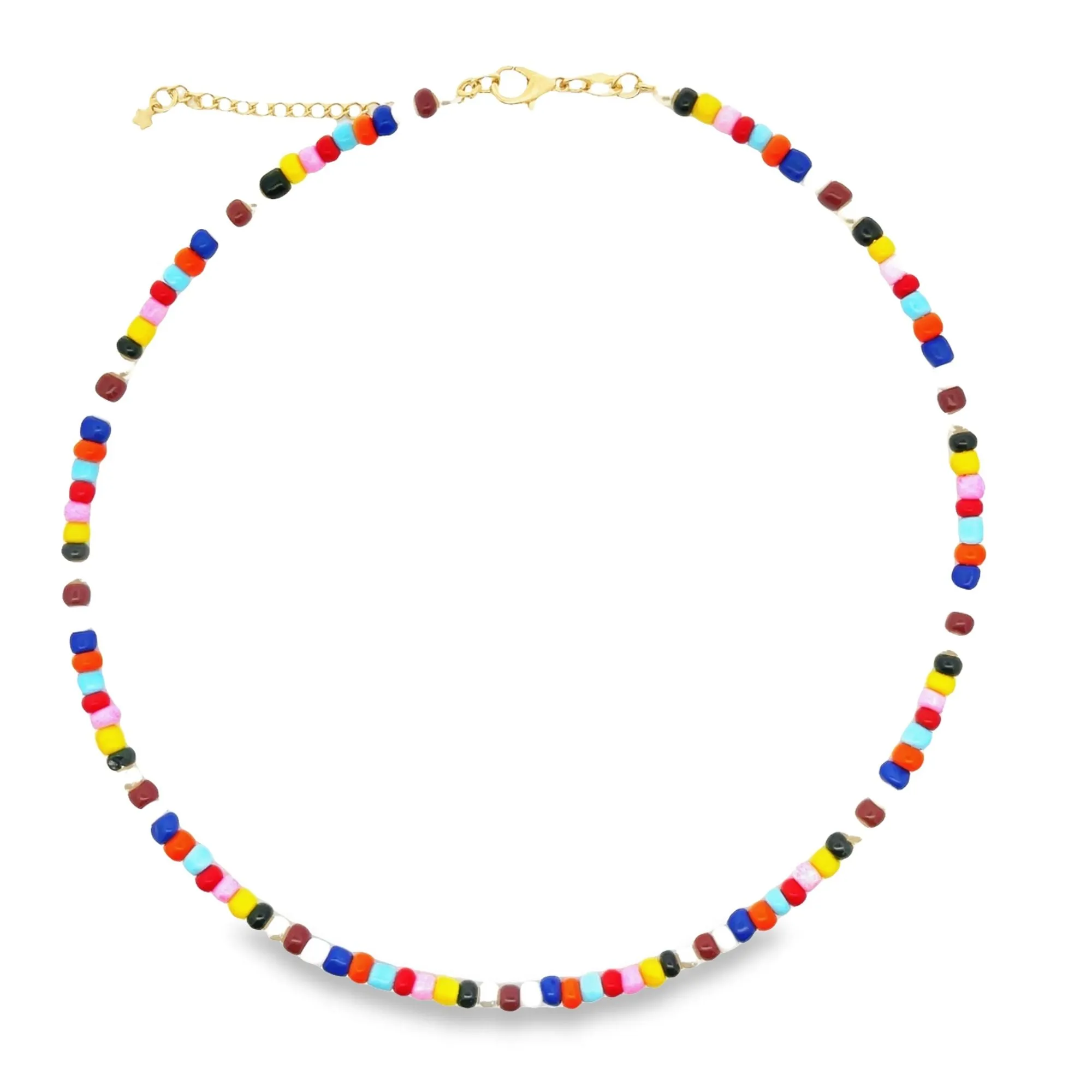 Enamel Colorful Beads Bracelet (H205/B96A)