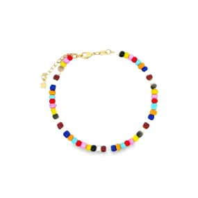 Enamel Colorful Beads Bracelet (H205/B96A)